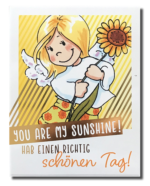 Polaroid-Postkarte „You are my sunshine!“