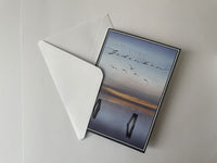 Trauerkarte mit Licht-Effekt „Laterne“ mit Umschlag