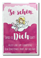 Schutzengel-Glückwunschkarte „So Schön das es Dich gibt!“