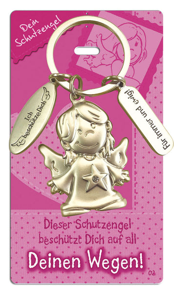 Schutzengel-Schlüsselanhänger „Für immer und ewig“